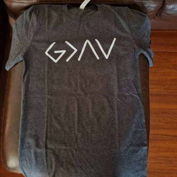 God is Greater Than The Highs and Lows T-Shirt – A Statement of Faith - Picture 1 of 2